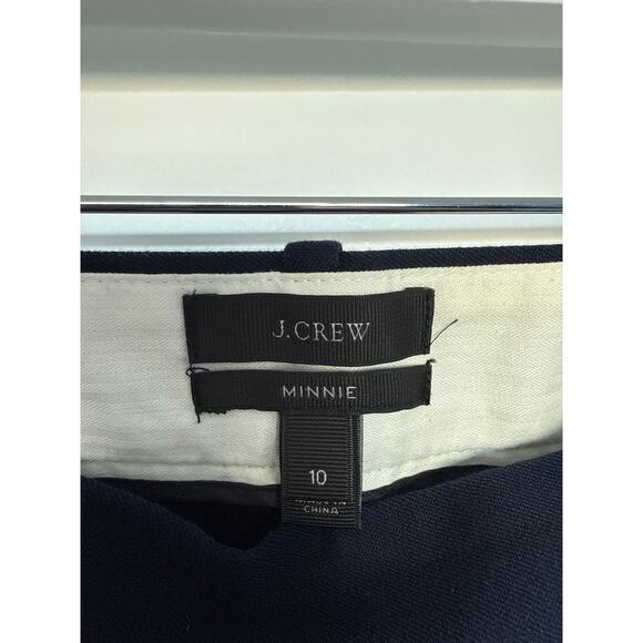 J. Crew Minnie Pants in Navy Stretch Twill, 10 - Picture 6 of 8